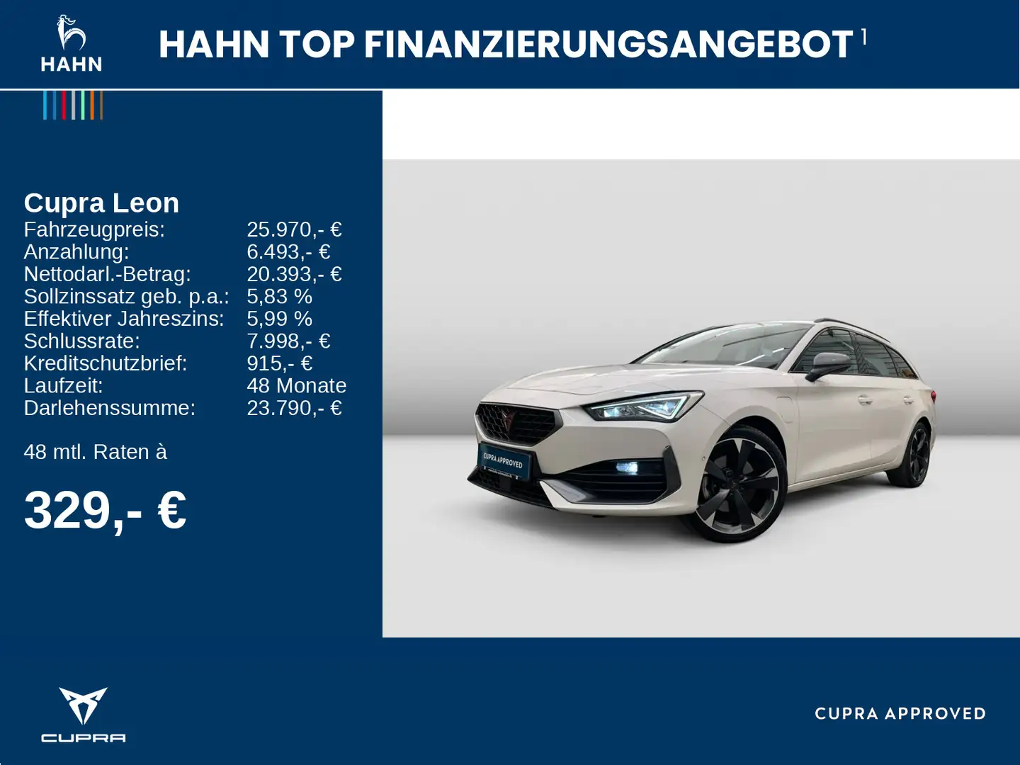 CUPRA Leon Sportstourer 1.4 TSI DSG e-HYBRID AHK DCC Weiß - 2