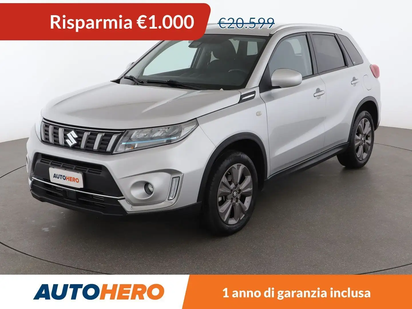 Suzuki Vitara 1.4 BoosterJet Mild-Hybrid Cool MHEV Argento - 1