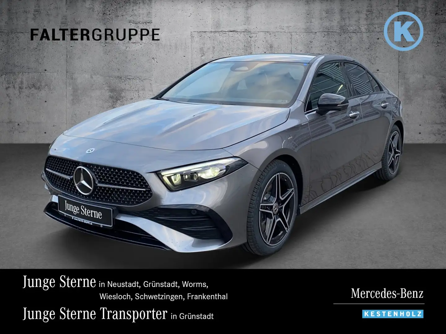 Mercedes-Benz A 220 A 220 d Limo AMG+DISTRO+MLED+PANO+MEMO+BURM+360° Gri - 1