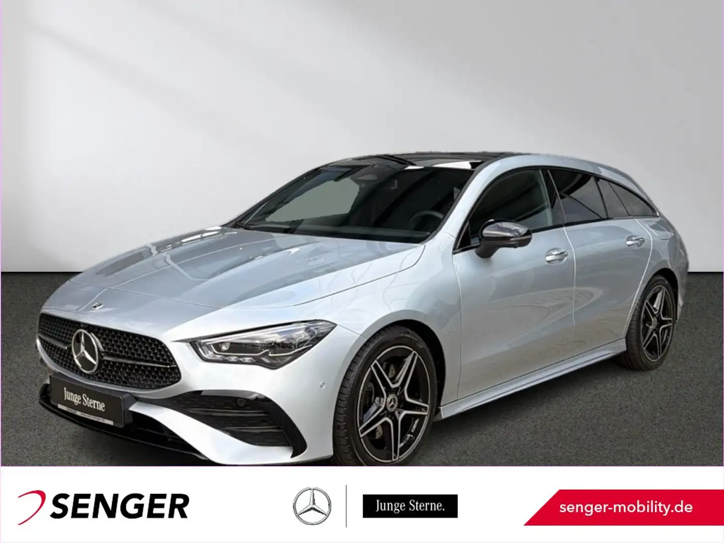Mercedes-Benz CLA 200 SB AMG Distronic Multibeam Pano AHK 360° Argent - 1