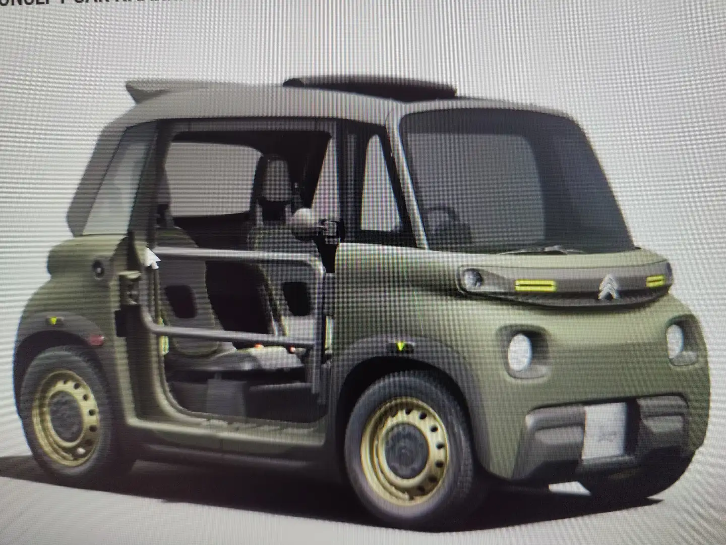 Citroen Ami buggy limited Yeşil - 1
