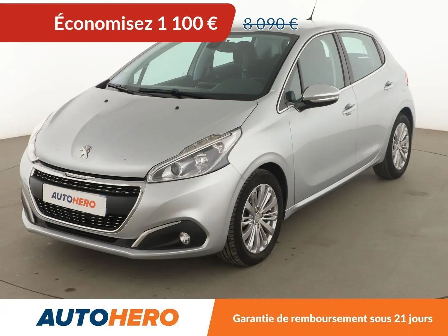 Peugeot 208 1.2 PureTech Allure Gris - 1