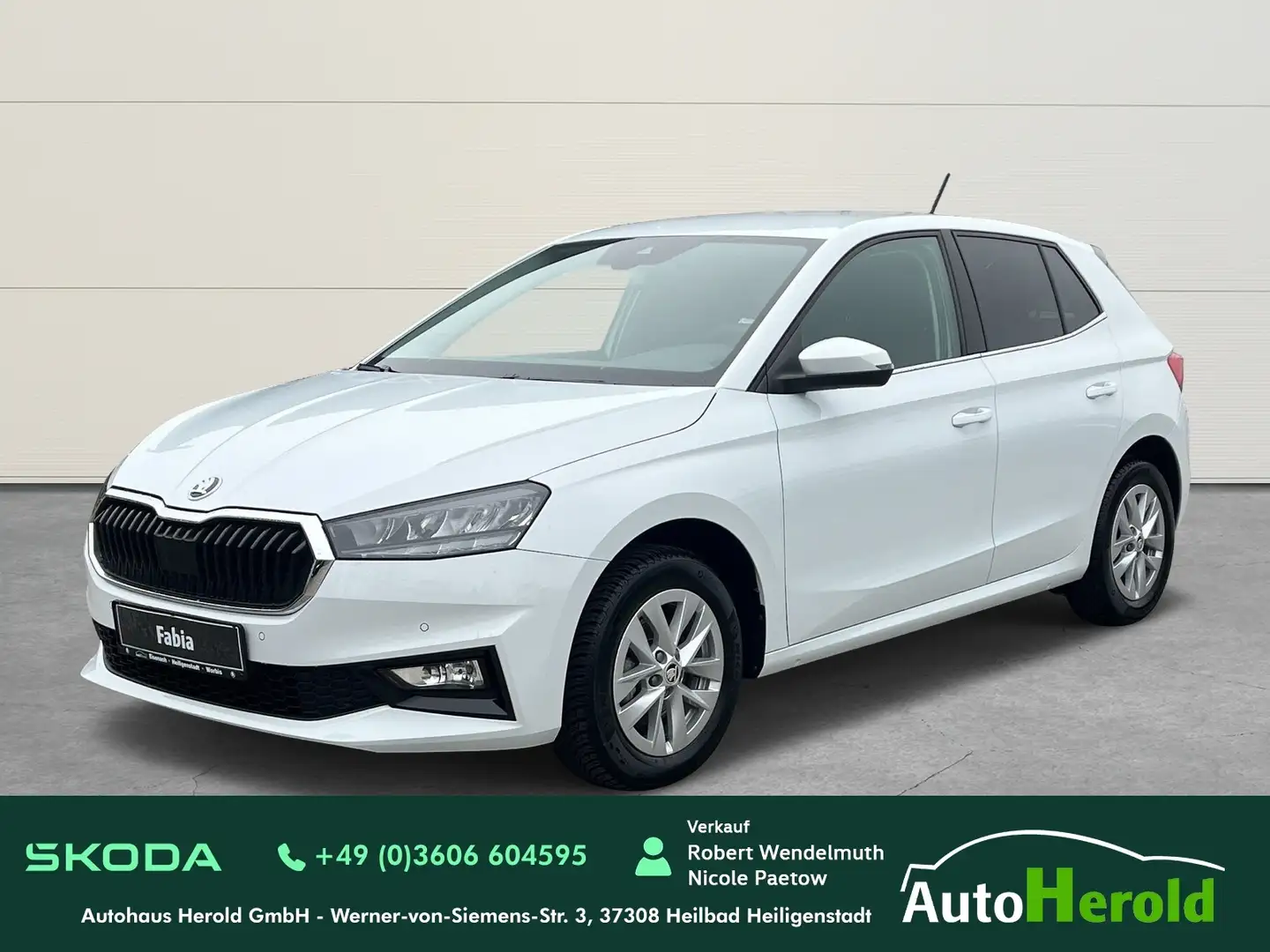 Skoda Fabia Style Weiß - 1