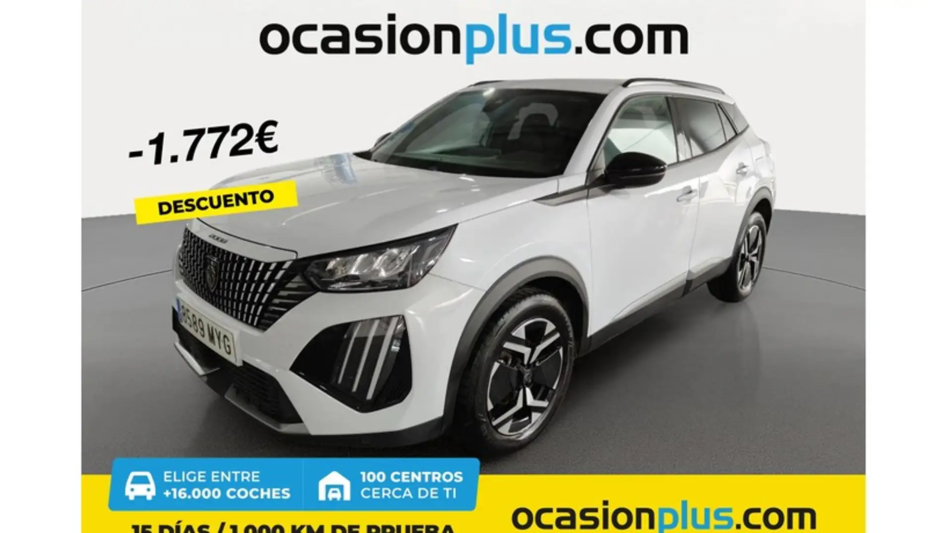 Peugeot 2008 1.2 PureTech S&S Allure 100 Blanc - 1