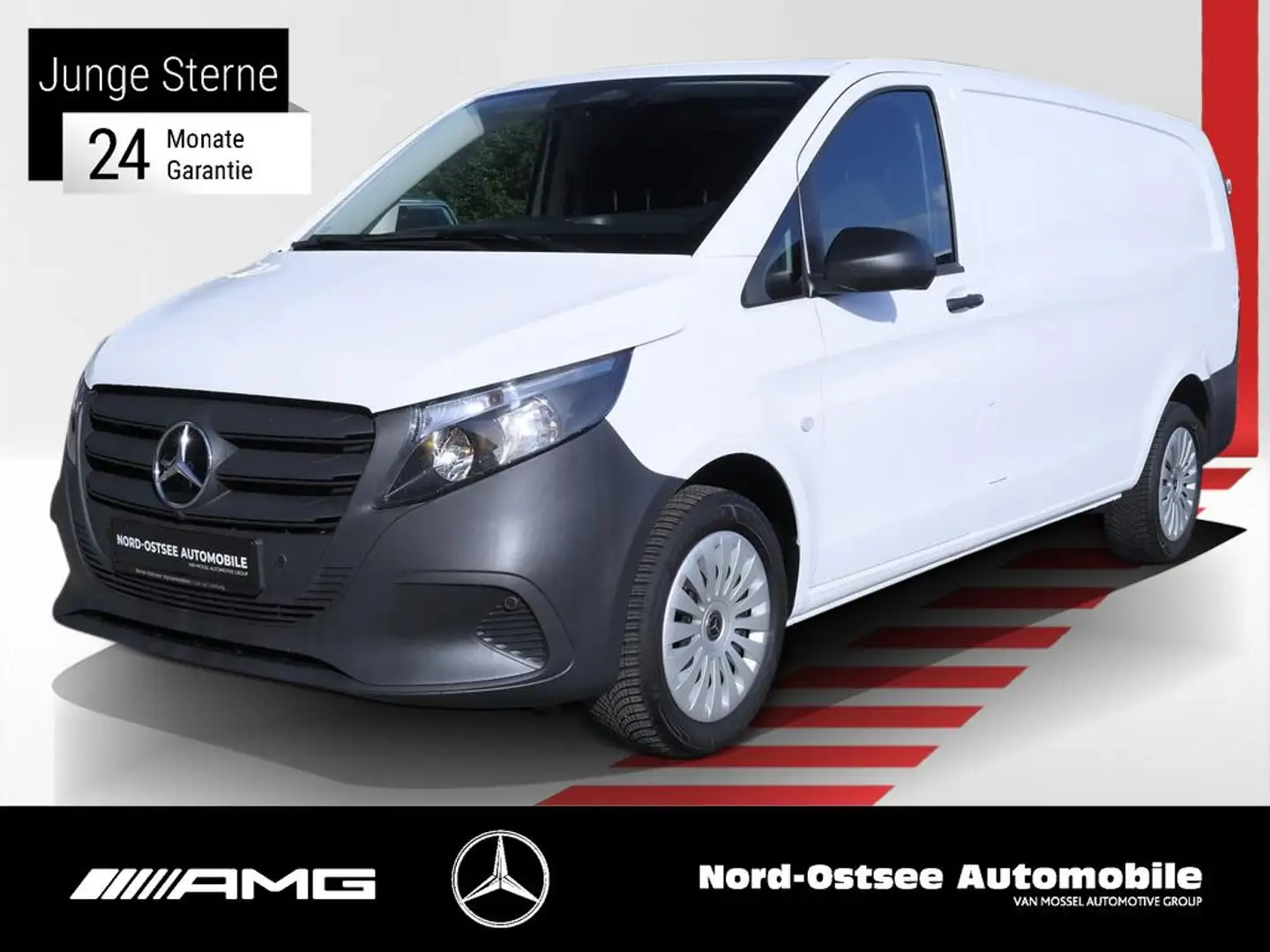 Mercedes-Benz Vito 116 EXTRALANG neues Modell AHK NAVI MBUX Blanco - 1