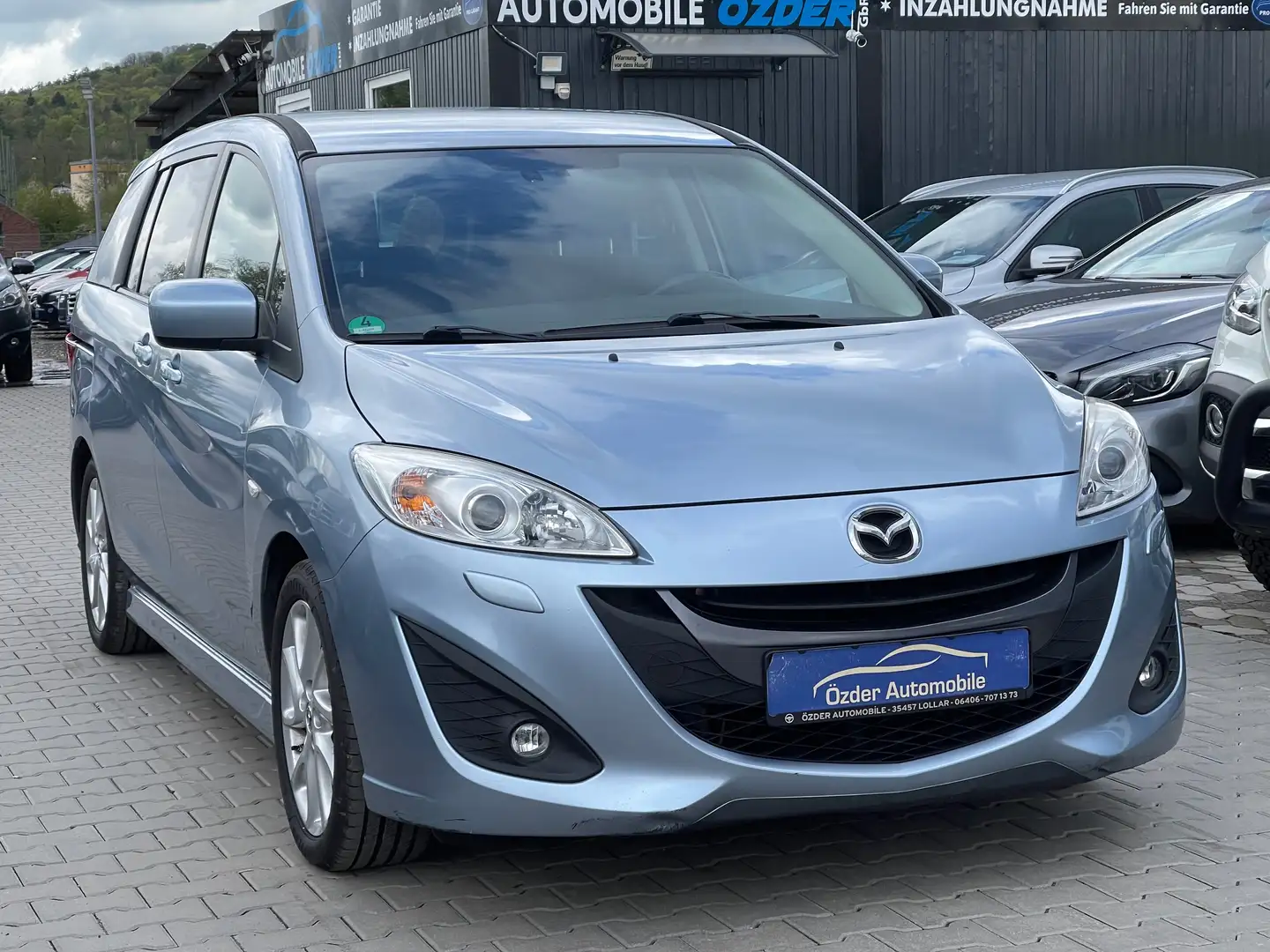 Mazda 5 Sports-Line+7 Sitzer+1.Hand+Finanzierung+ Blau - 1