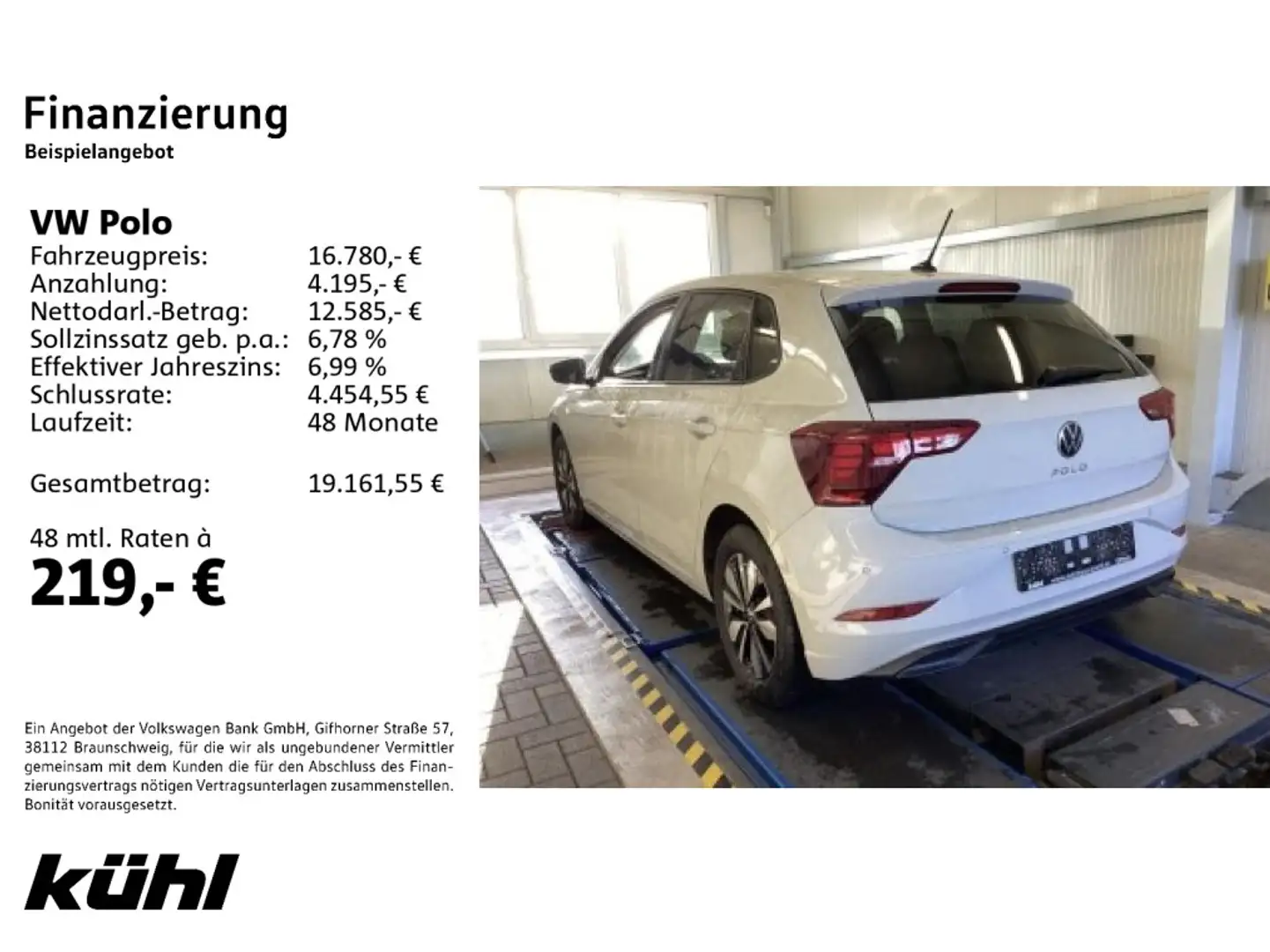 Volkswagen Polo 6 VI 1.0 Move Climatronic/AppConnect/LightA Grau - 2
