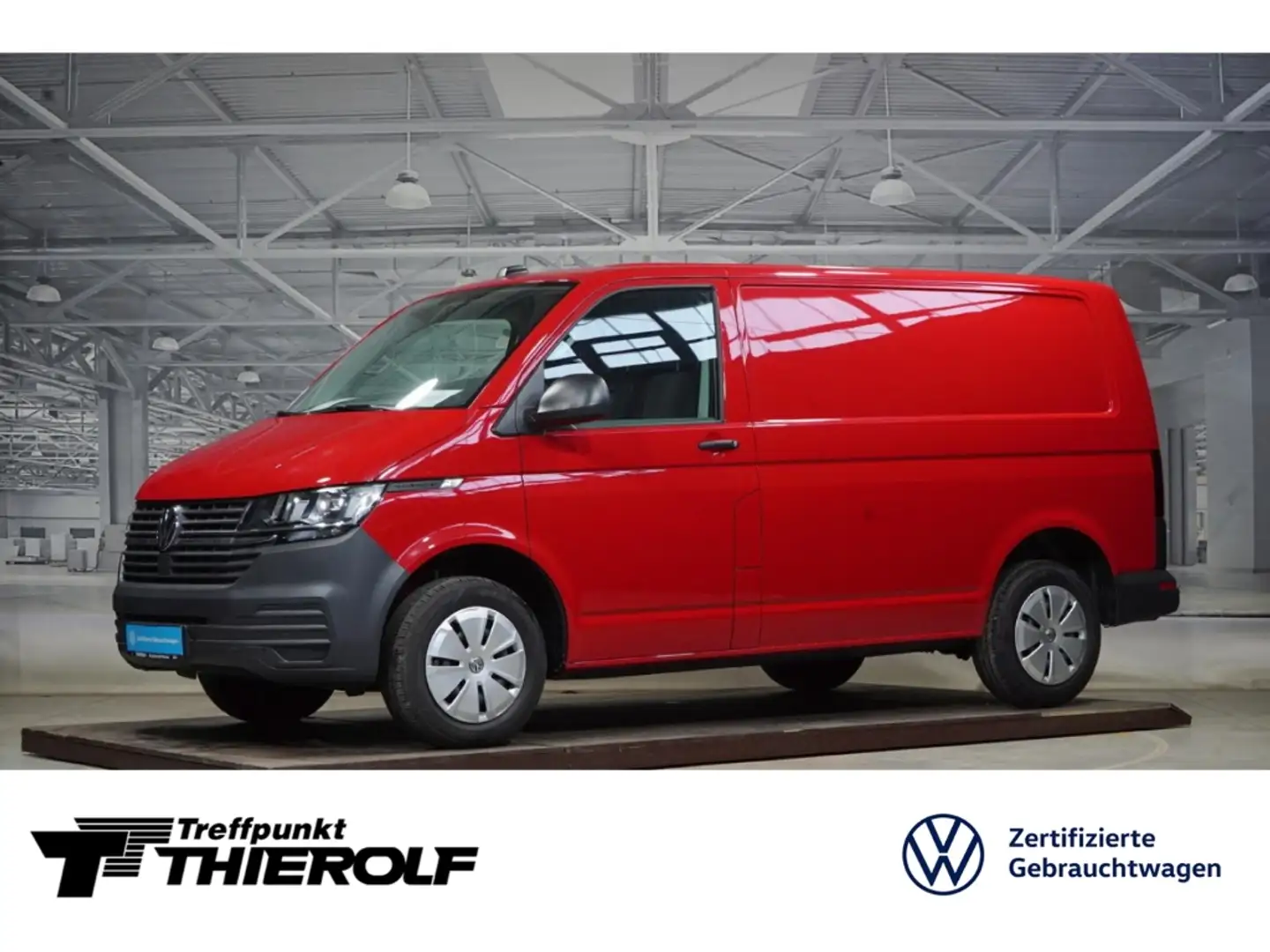 Volkswagen T6.1 Transporter Kasten 2.0 TDI Sitzheizung AppCon Rood - 1