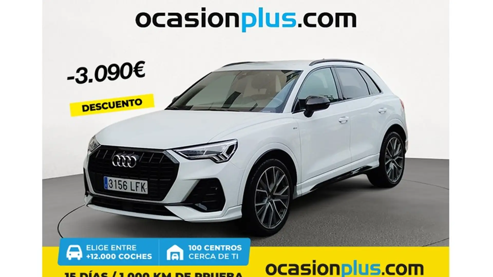 Audi Q3 40 TFSI S line quattro S tronic Blanc - 1