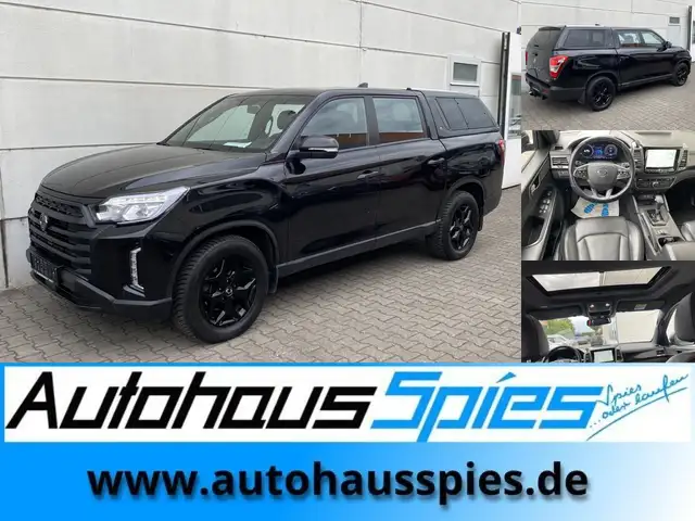 SsangYong Musso 2,2 E-XDI AT 4WD Blackline Hardtop AHK RKam GSD