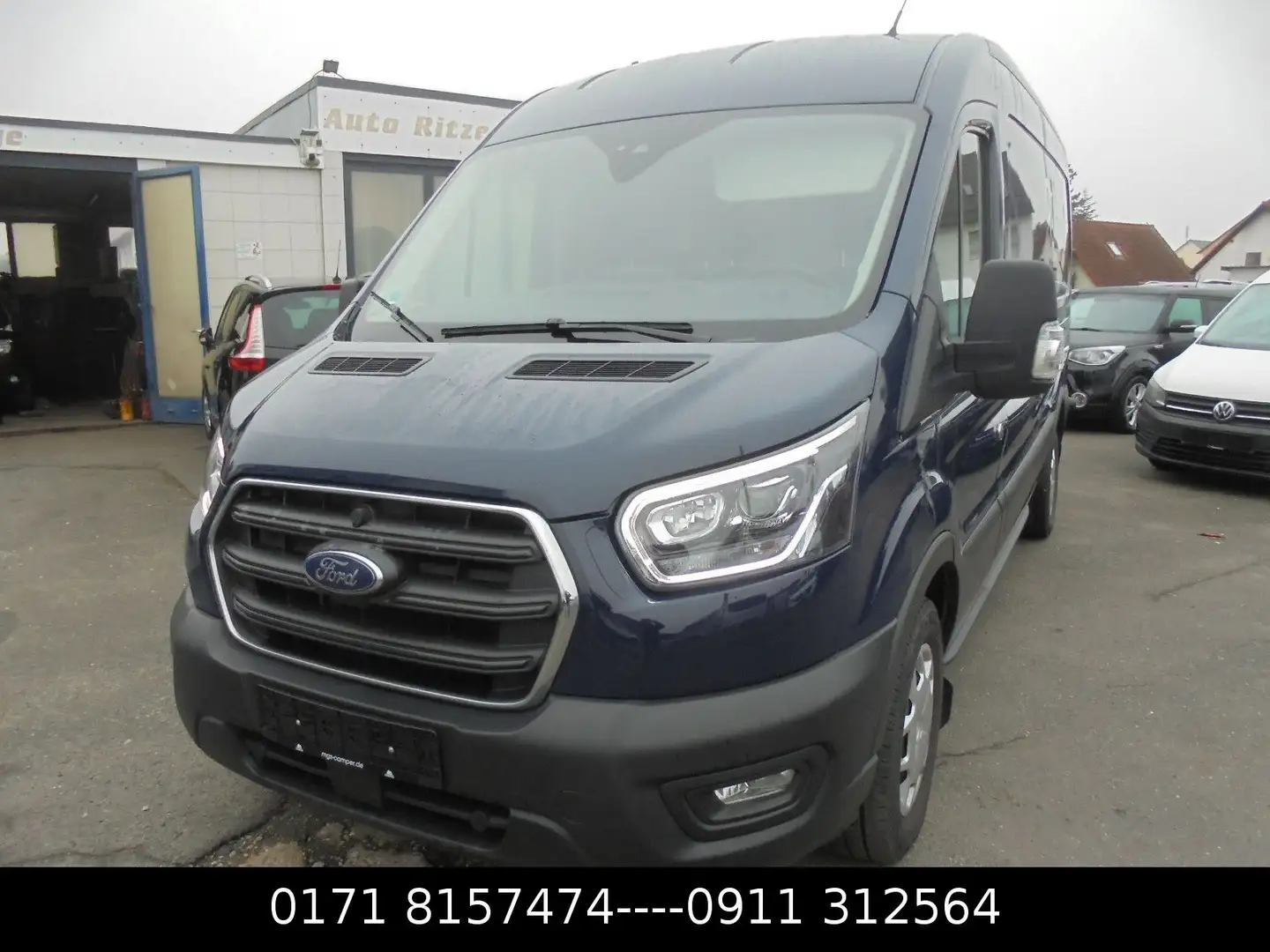 Ford Transit Kasten 350 L3 Trend Xenon / Navi / ACC Blau - 1