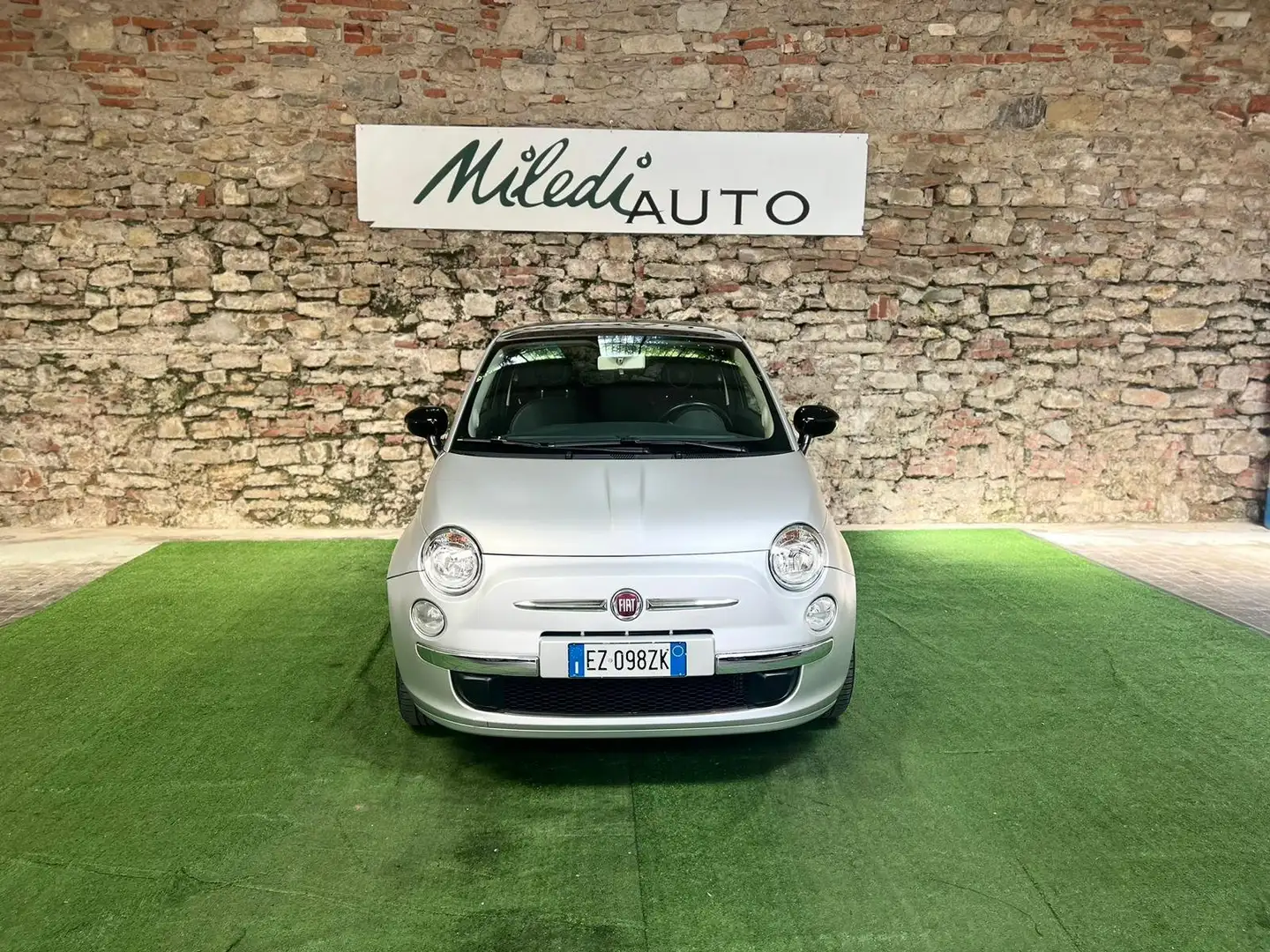 Fiat 500 500 1.2 Lounge 69cv my14 Zilver - 1