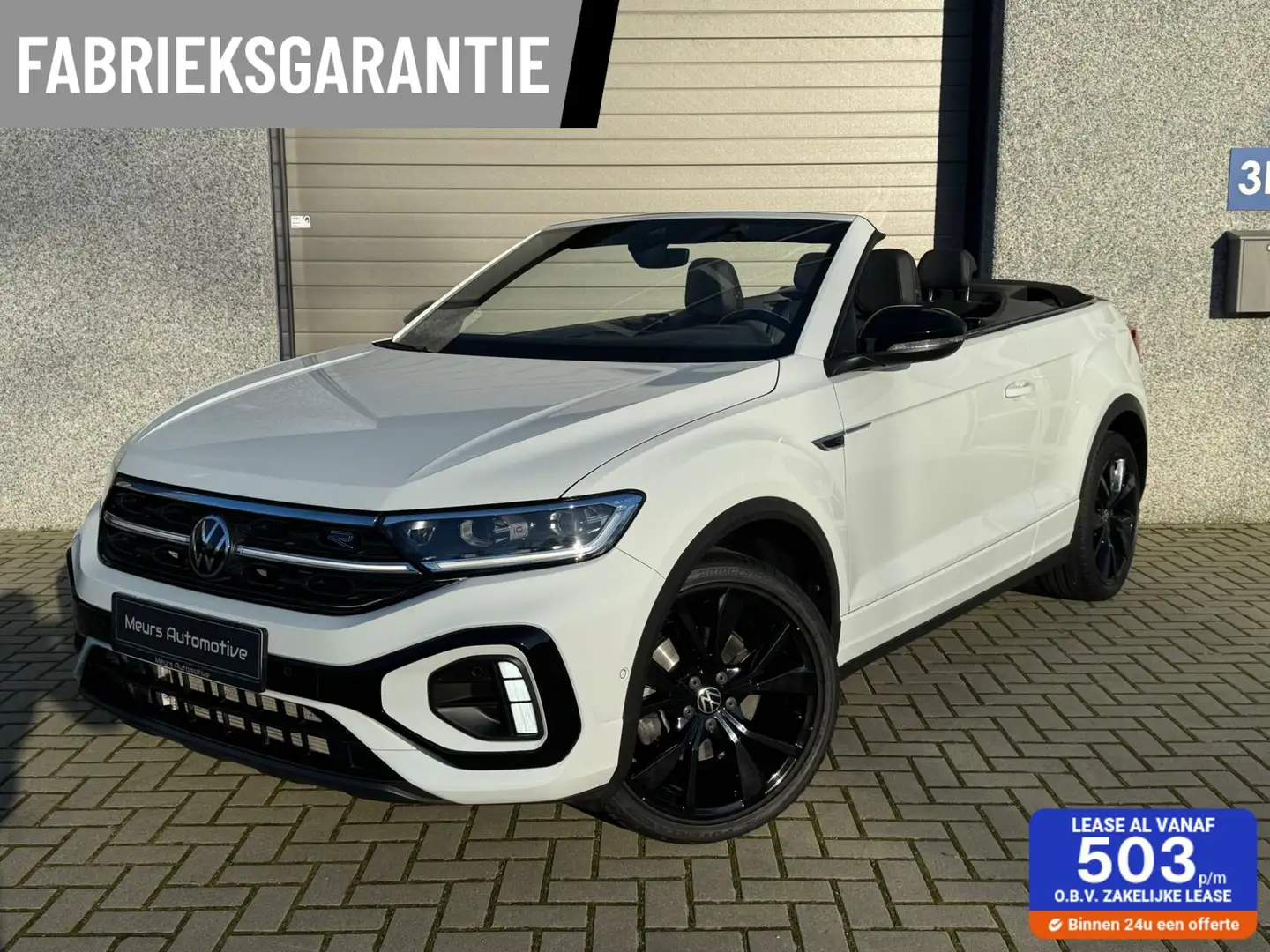 Volkswagen T-Roc Cabrio 1.5 TSI R-line 19 inch LM velgen/Leder/Virt Bianco - 1