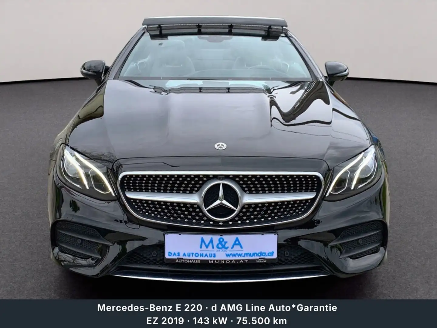 Mercedes-Benz E 220 d AMG Line Auto*Garantie Schwarz - 2