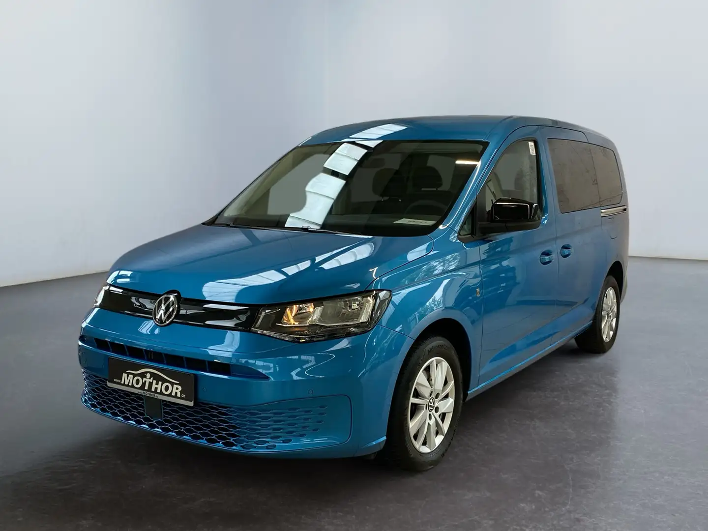 Volkswagen Caddy Basis Maxi 1.5 TSI 7-Sitze AHK KAM PDC Blau - 2