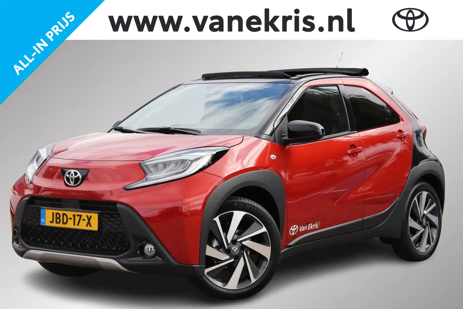 Toyota Aygo X 1.0 VVT-i MT Envy, Cabriodak, Apple Carplay/Androi Red - 1
