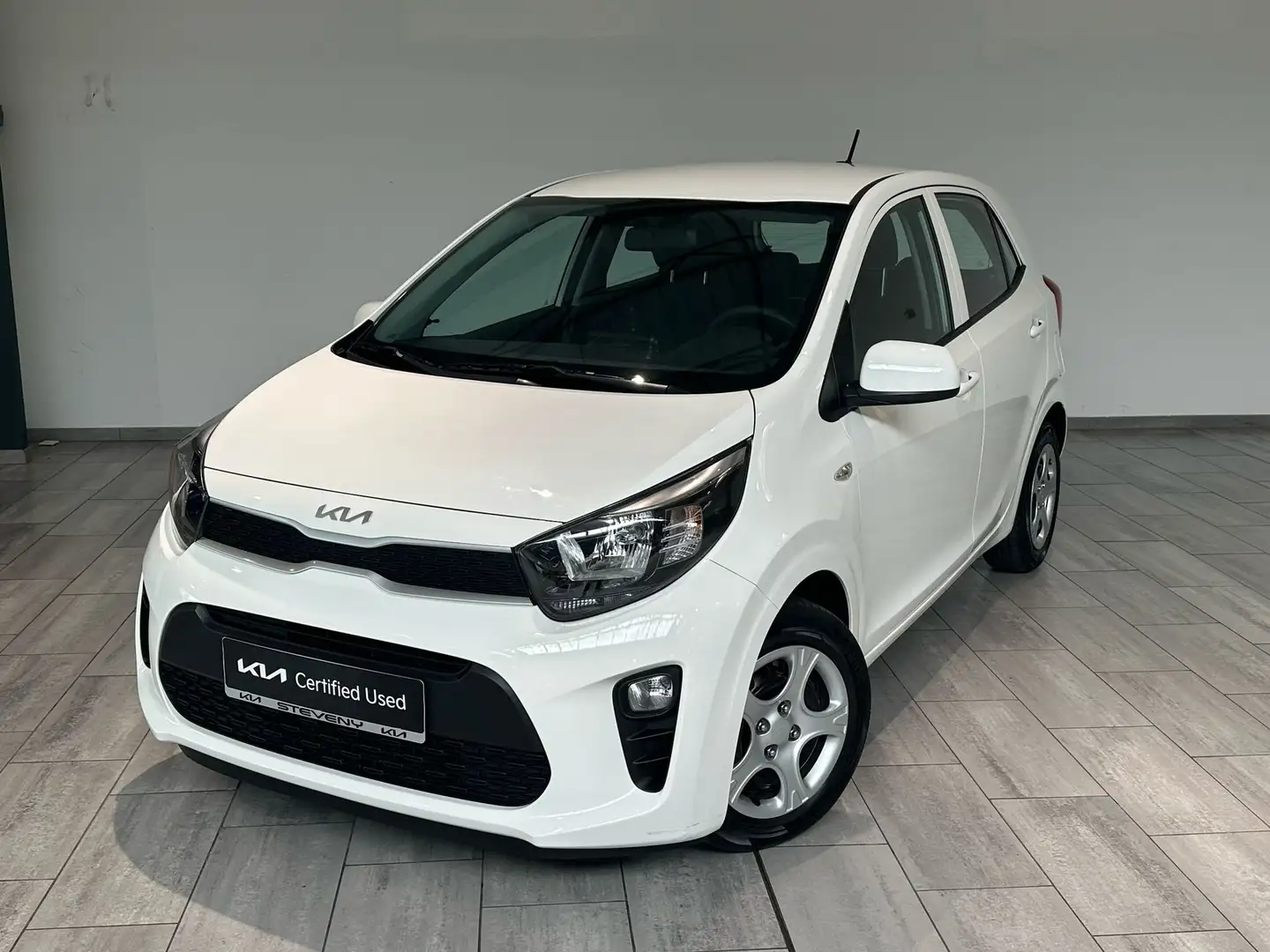 Kia Picanto Pure 1.0i 67CV * CLIMATISATION * BLUETOOTH * Blanc - 1