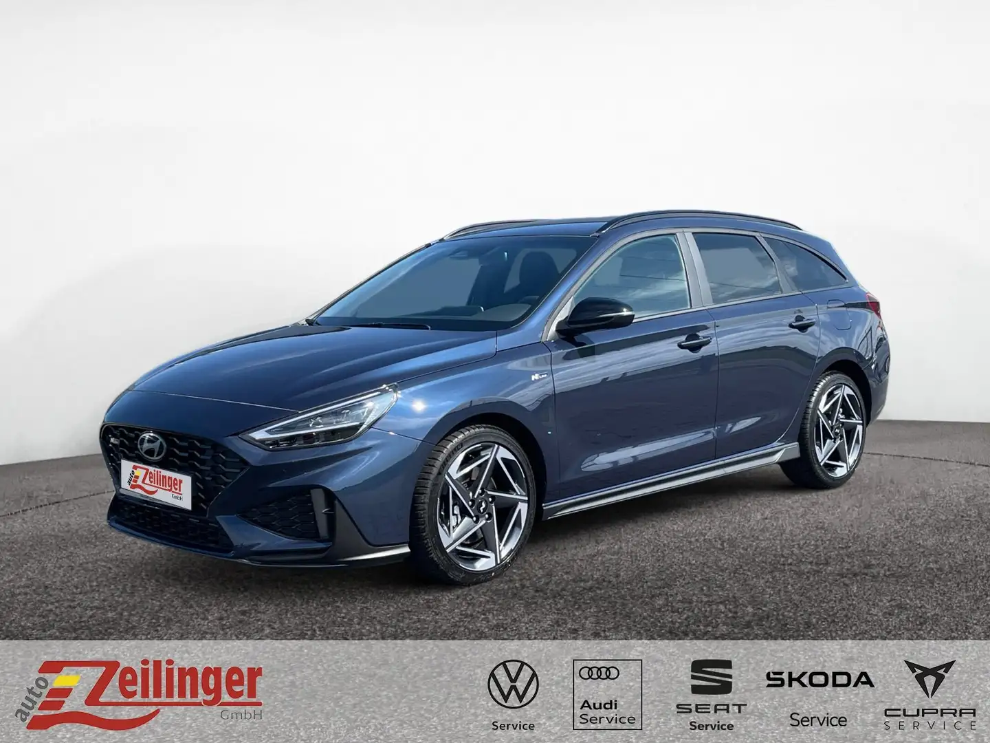 Hyundai i30 Kombi N-Line 1.5 T GDI DCT|NAVI|KAMERA|SMART Blau - 1
