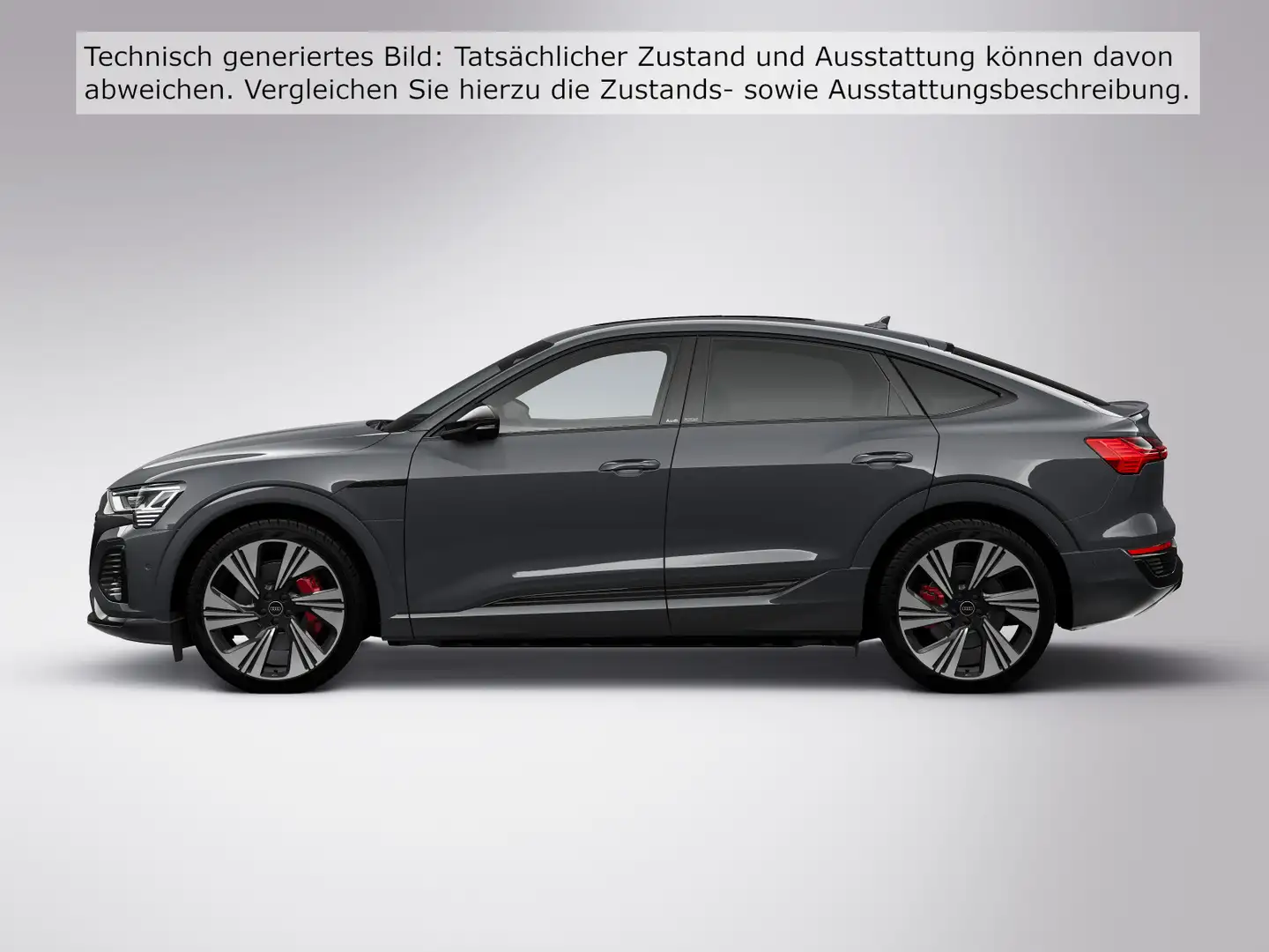 Audi Q8 e-tron 55 S line quattro MATRIX PAN Grau - 2