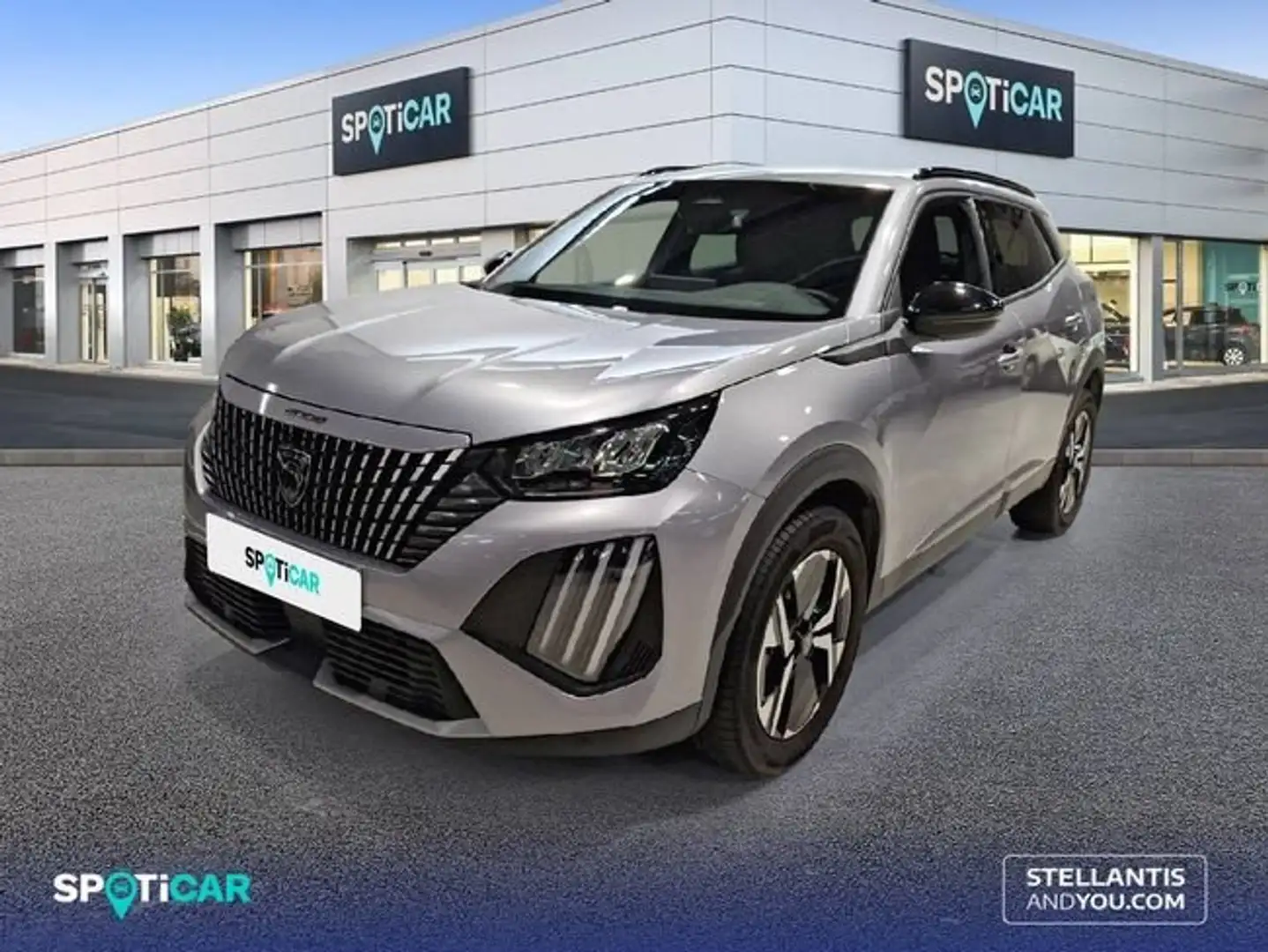 Peugeot 2008 Hybrid Allure eDCS6 145 Gris - 1