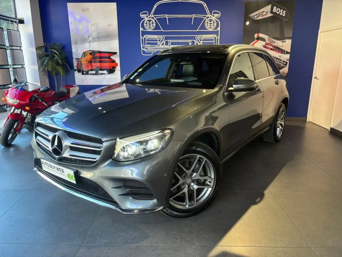 Mercedes-Benz GLC 250 Classe 250 d 9G-Tronic 4Matic Française Entretien a jour Grau - 1