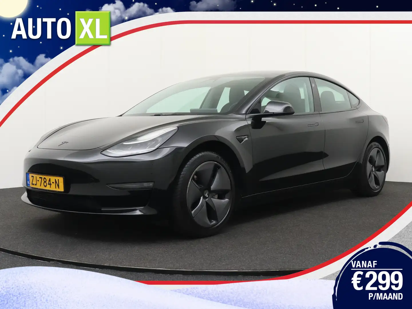 Tesla Model 3 Long Range RWD 75 kWh Black-Line AutoPilot Trekhaa Negro - 1