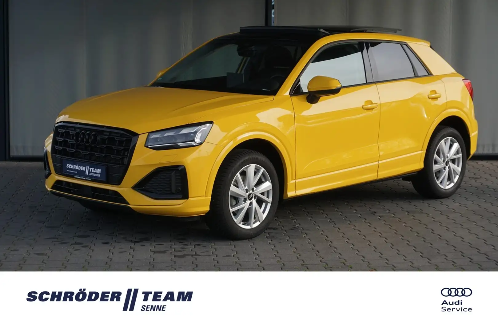 Audi Q2 35 TFSI S tronic advanced Matrix Pano Std-Hzg. Gelb - 1