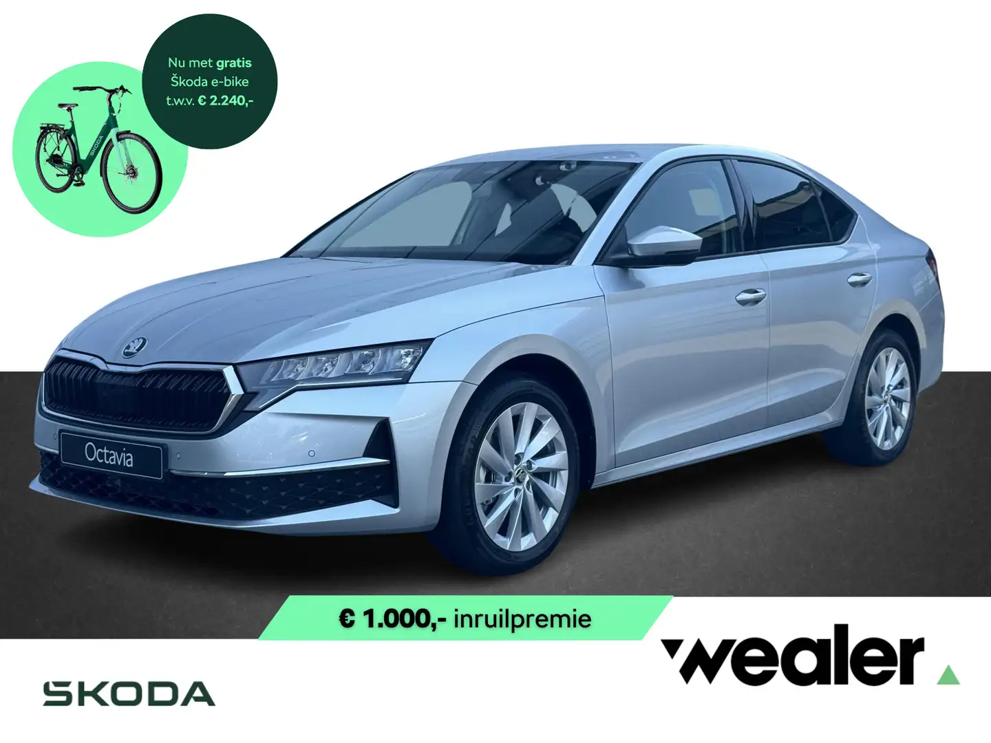 Skoda Octavia Business Edition 1.5 TSI DSG | Automaat | Navigati Grijs - 1