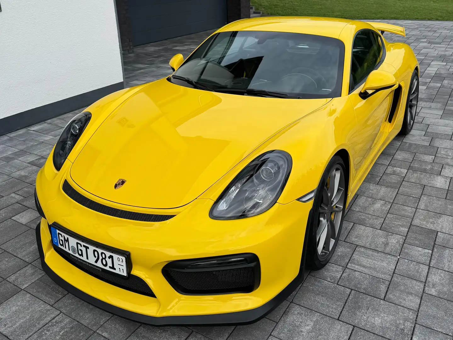 Porsche Cayman Cayman GT4 ohne OPF - Sammlerzustand - approved Gelb - 1