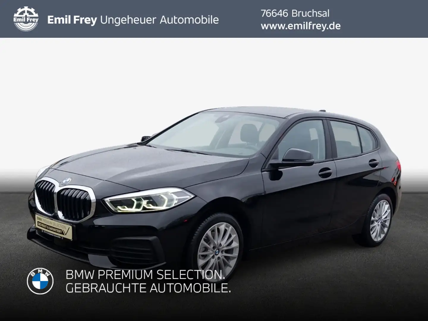 BMW 118 i Advantage Schwarz - 1