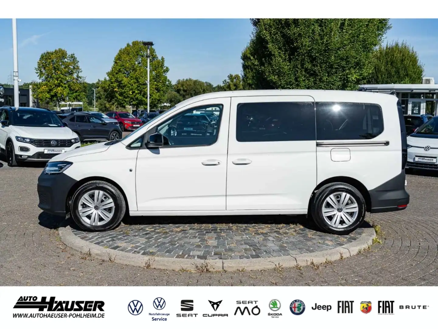 Volkswagen Caddy 2.0 TDI DSG NAVI TEMPOMAT PDC LED Weiß - 2