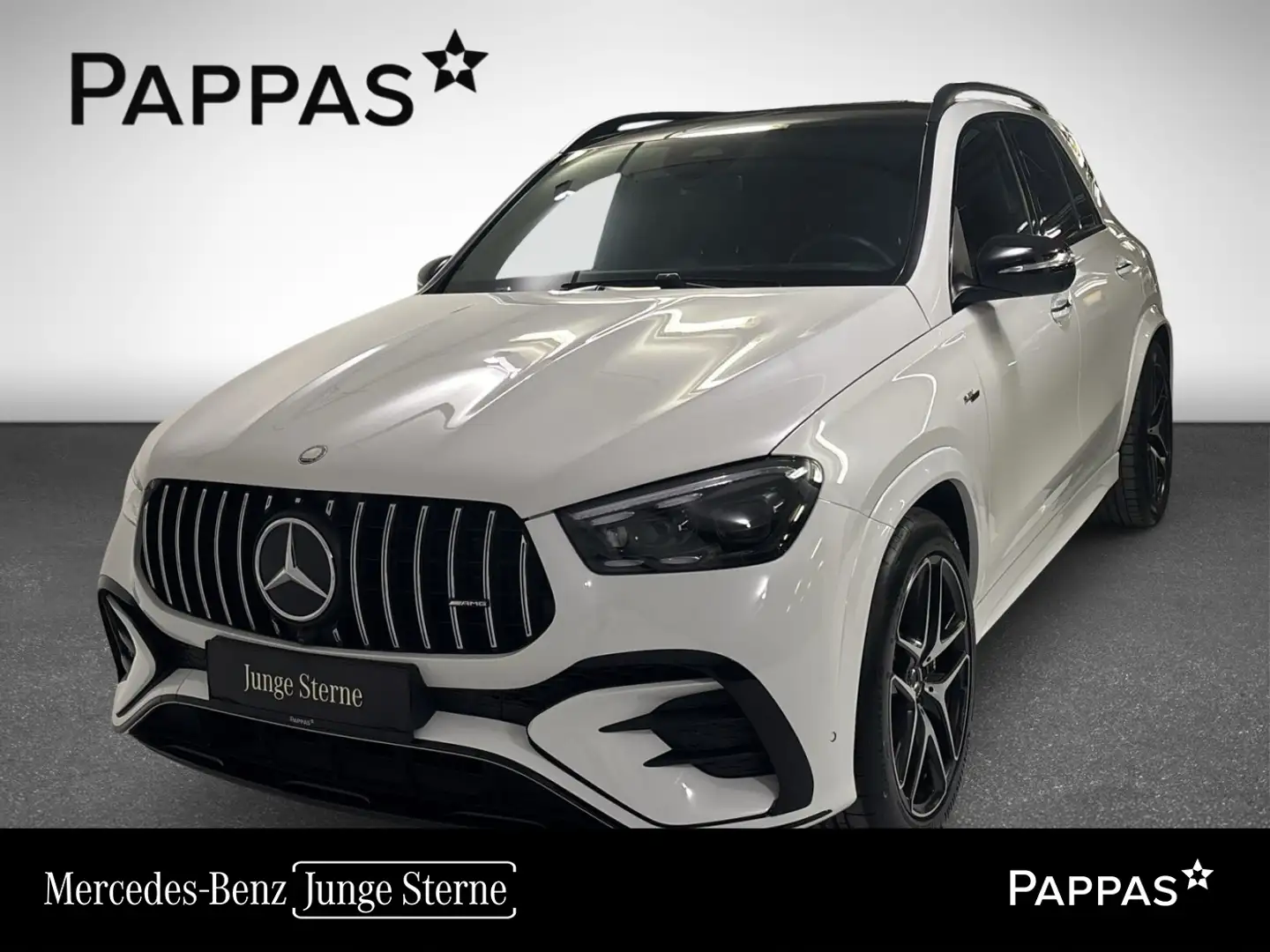 Mercedes-Benz GLE 53 AMG HYBRID 4MATIC+ Perf-AGA PTS Distr Navi Weiß - 1