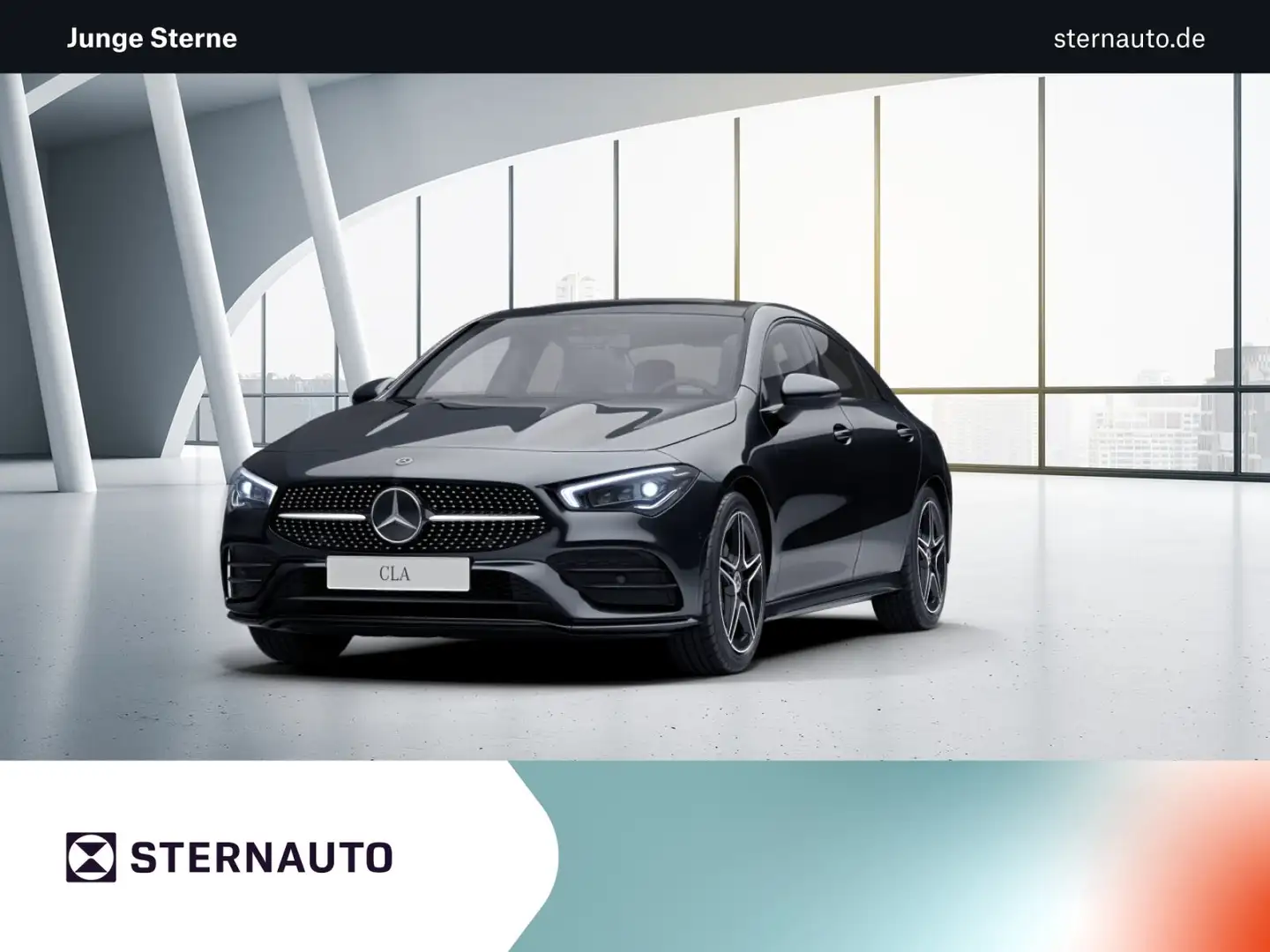 Mercedes-Benz CLA 220 CLA 220 d Coupé AMG Pano Distr 360 Cam Multibeam Schwarz - 1