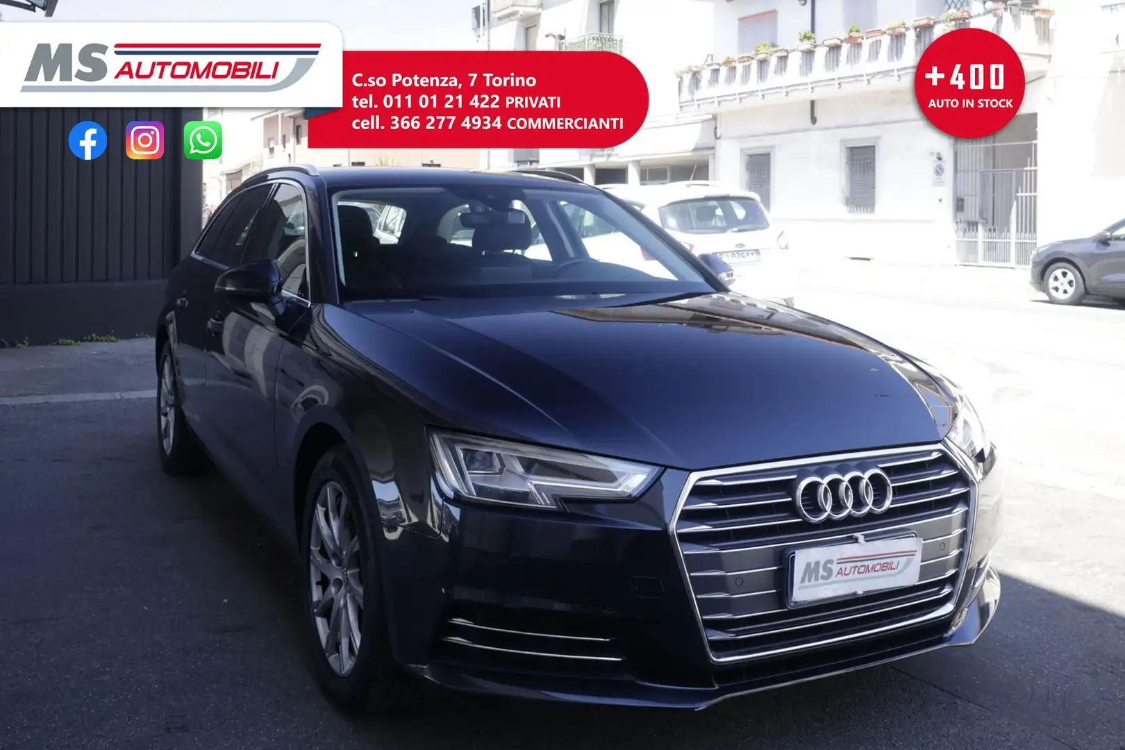 Audi A4 Audi A4 Avant 2.0 TDI 122 CV S tronic Business Sp Blu/Azzurro - 1