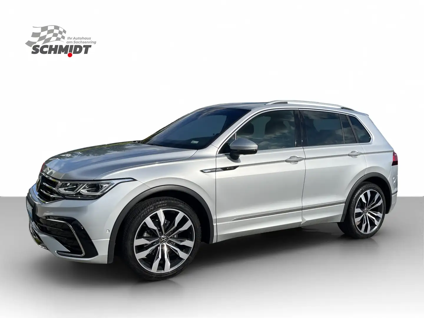 Volkswagen Tiguan 2.0 TDI R Line DSG MATRIX AHK eSD 20" Silber - 2