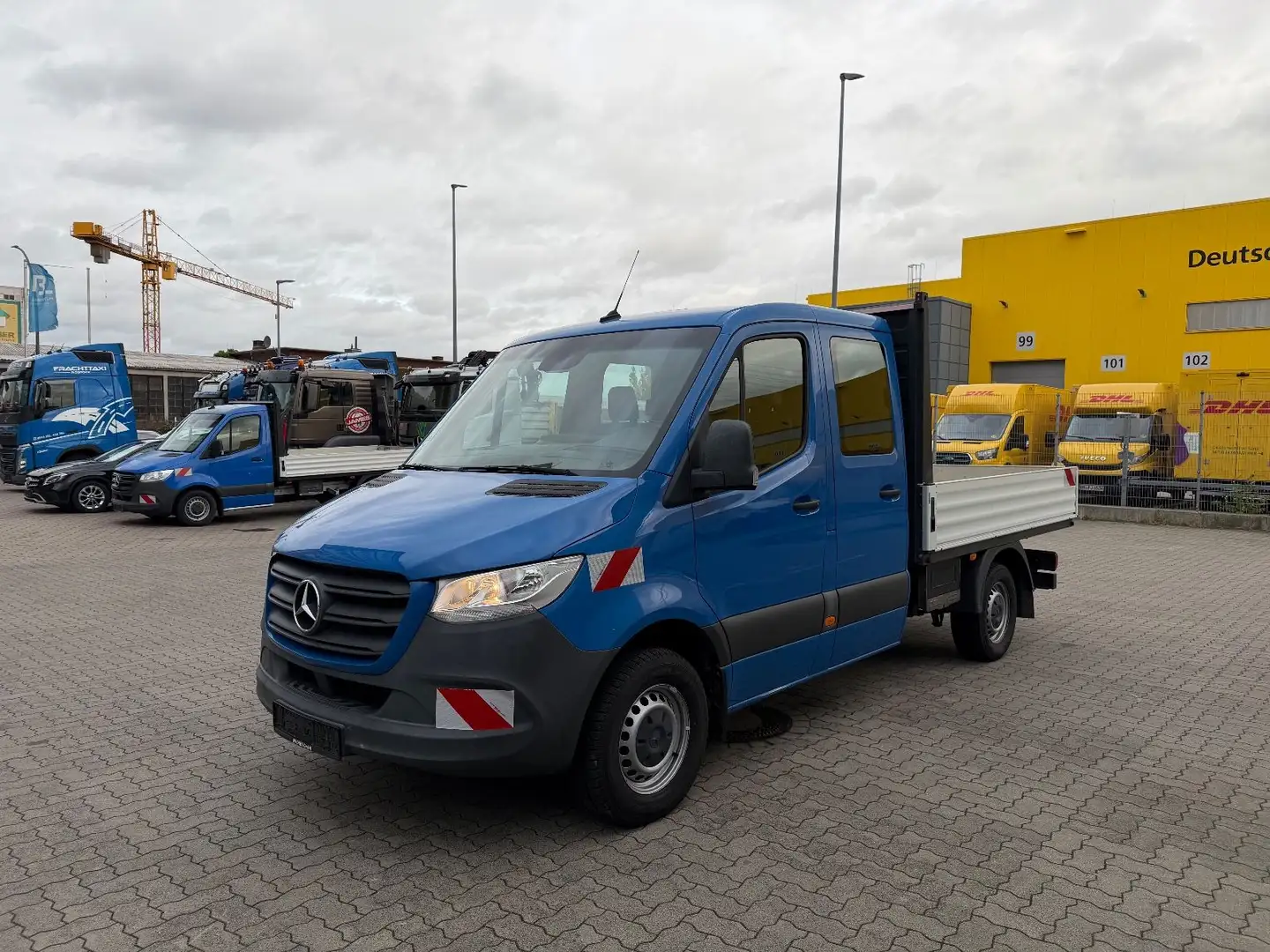 Mercedes-Benz Sprinter 316 CDI Pritsche DoKa AHK Stndhzg. Blau - 2