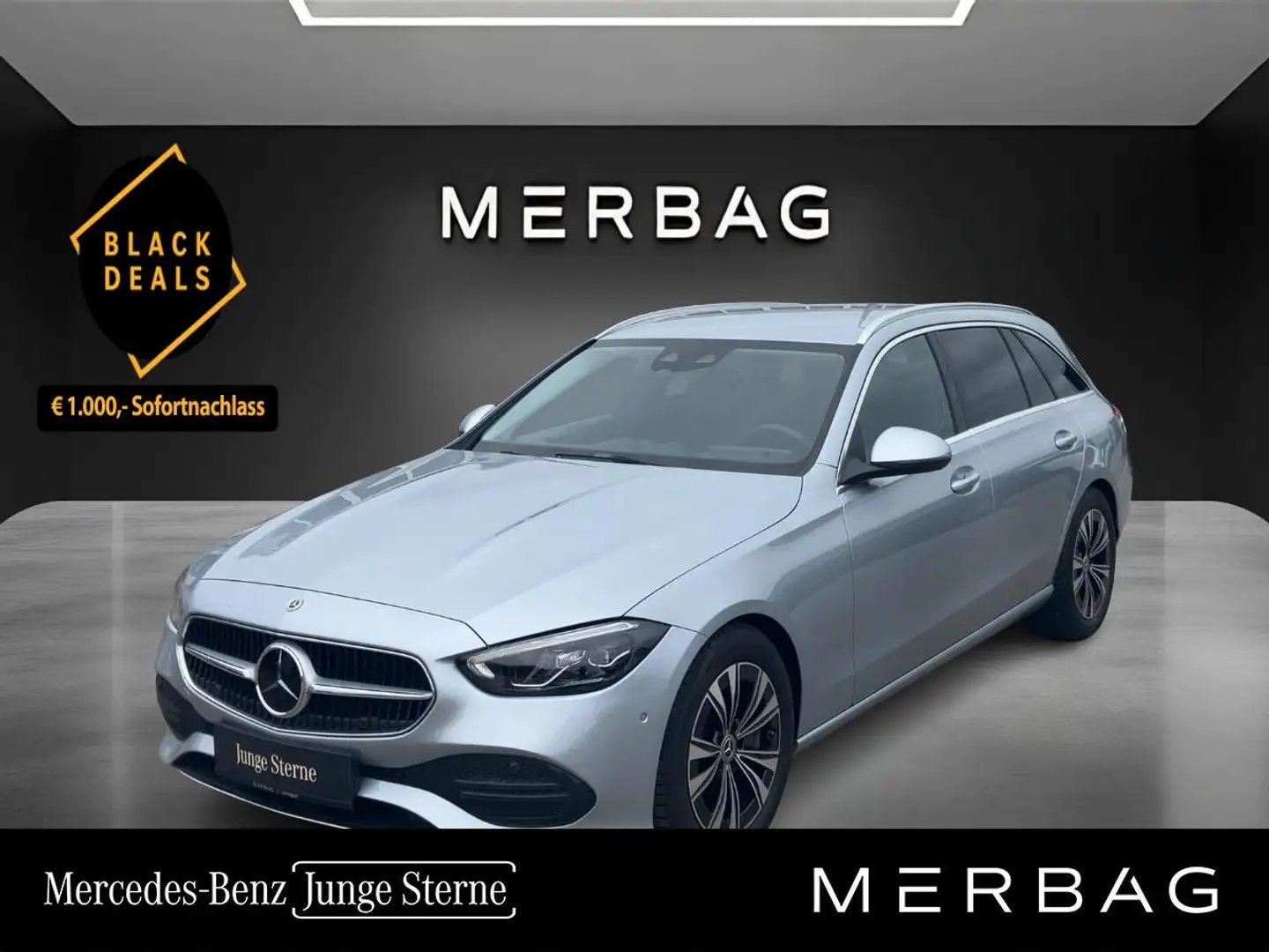 Mercedes-Benz C 220 d T-Modell Facelift Silber - 1