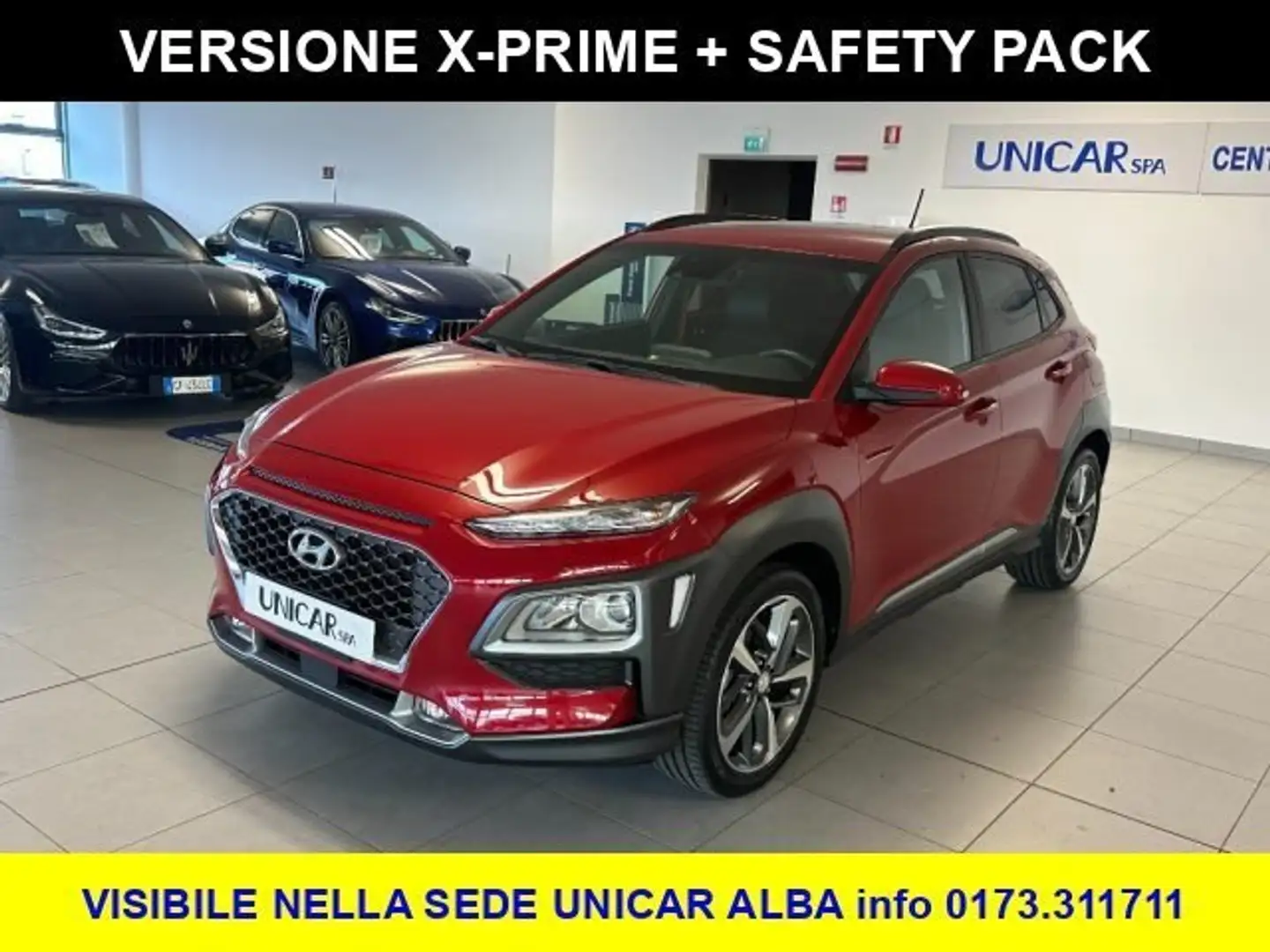 Hyundai KONA 1.600 DIESEL 136 CV X-PRIME + SAFETY PACK 4WD Rosso - 1