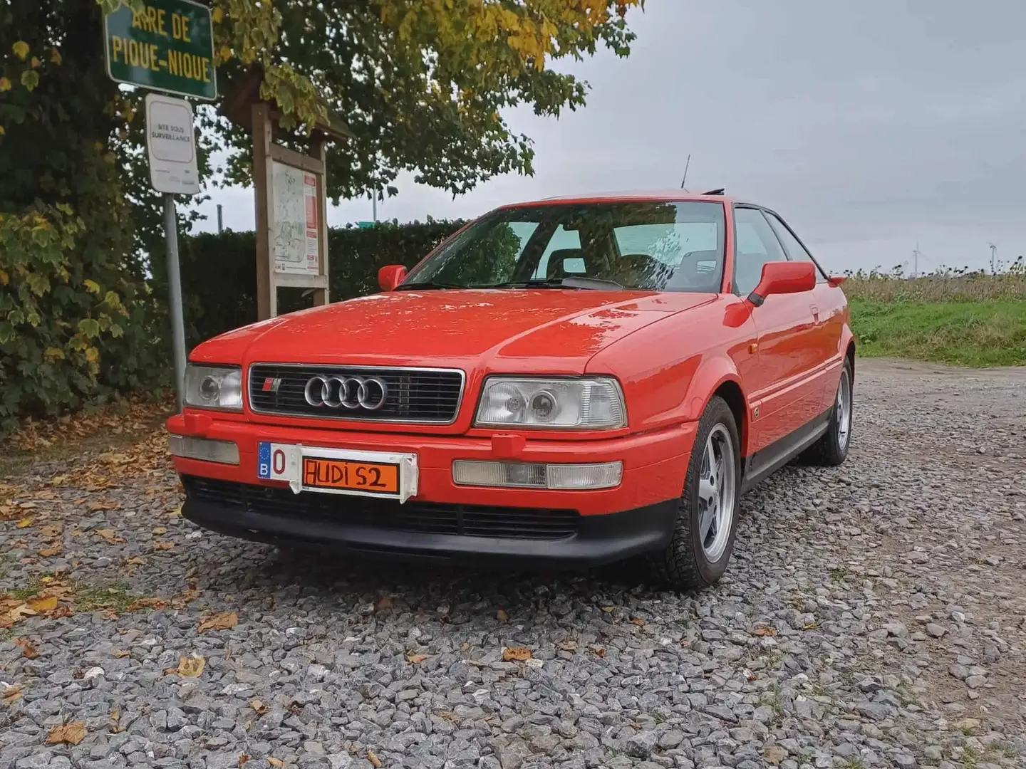 Audi S2 moteur aby Czerwony - 1