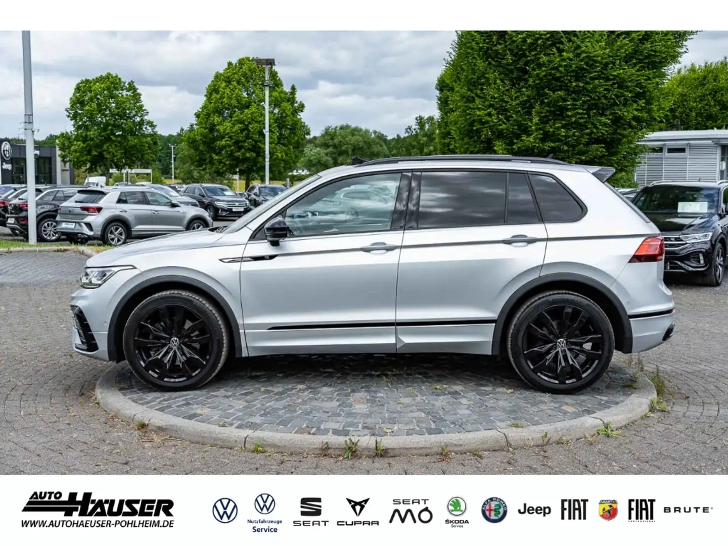 Volkswagen Tiguan R-Line 2.0 TDI DSG 4Motion PANO AHK EL. HECKKL. NA Silber - 2