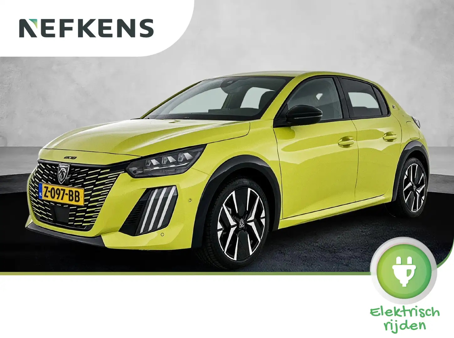Peugeot e-208 EV GT 51 kWh 156 pk | Navigatie | Achteruitrijcame Jaune - 1