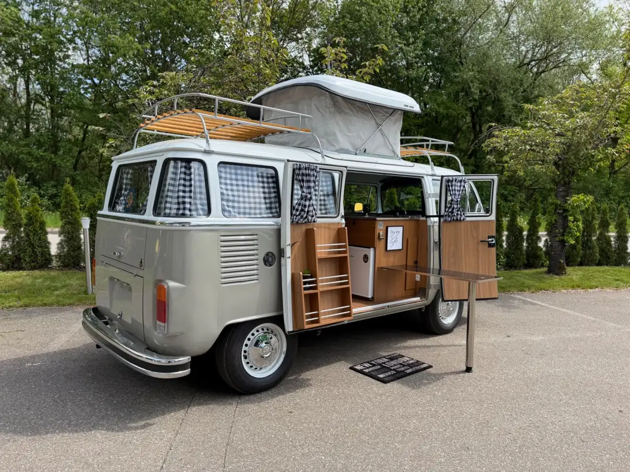 Volkswagen T2 Camper*Küche*Aufstelldach*H-Zulassung*TÜV Neu, foto 8