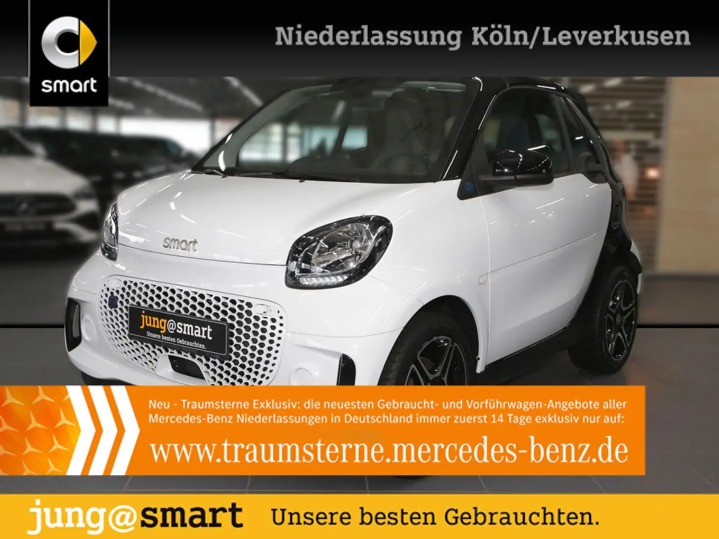 smart forTwo EQ 60kWed pulse cool&Audio SHZ Dig Radio Weiß - 1