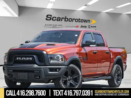 Orange 2023 RAM 1500 Pickup Truck 8-Speed Automatic
