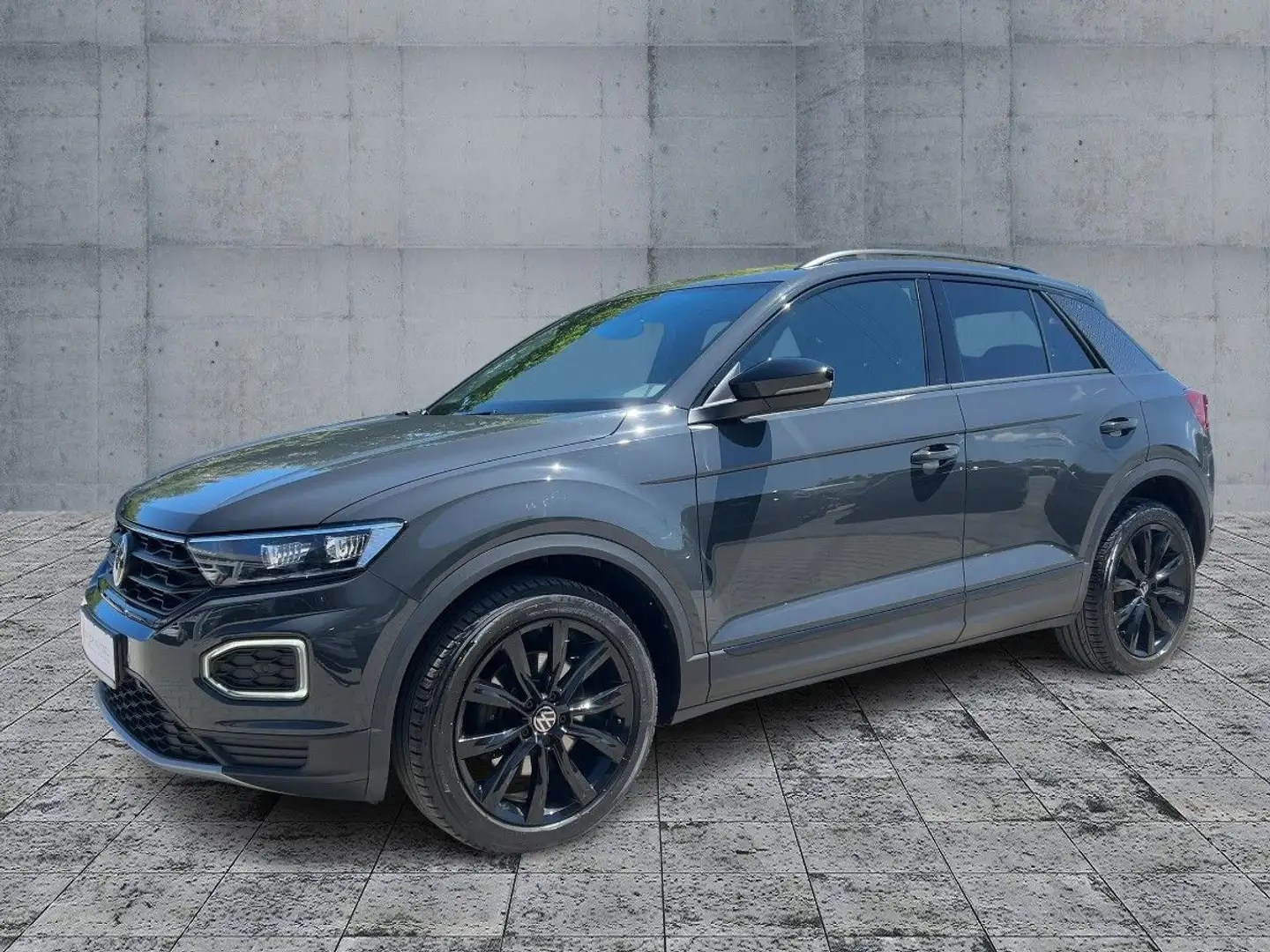 Volkswagen T-Roc 2.0 TDI DSG SPORT BLACK STYLE LED+SHZ+STHZ Grijs - 2