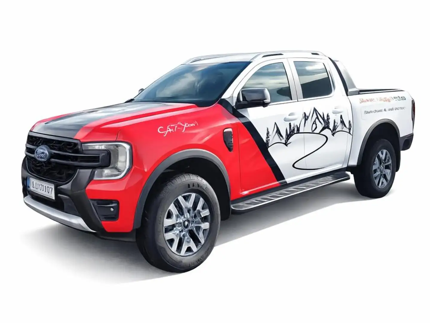 Ford Ranger Plug-in-Hybrid Wildtrak 4WD Doppelkabine Weiß - 1