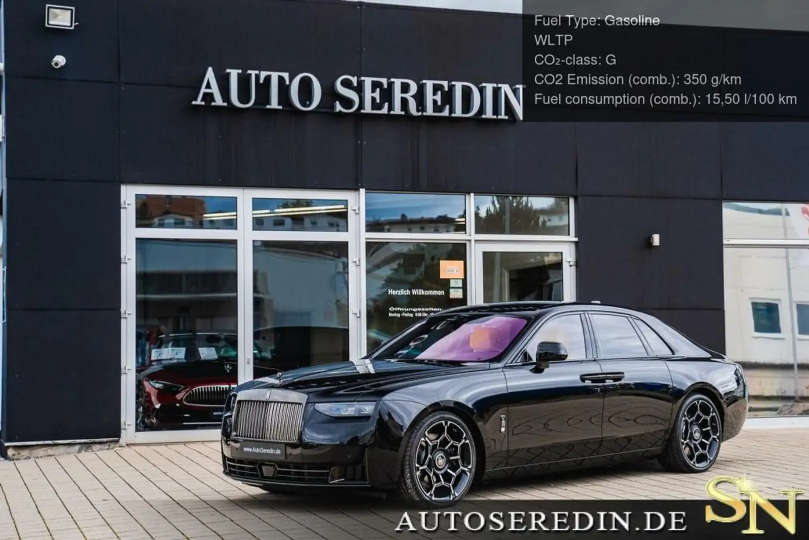 Rolls-Royce Ghost Series II Facelift Black Badge Shooting Star+4Seat Noir - 1