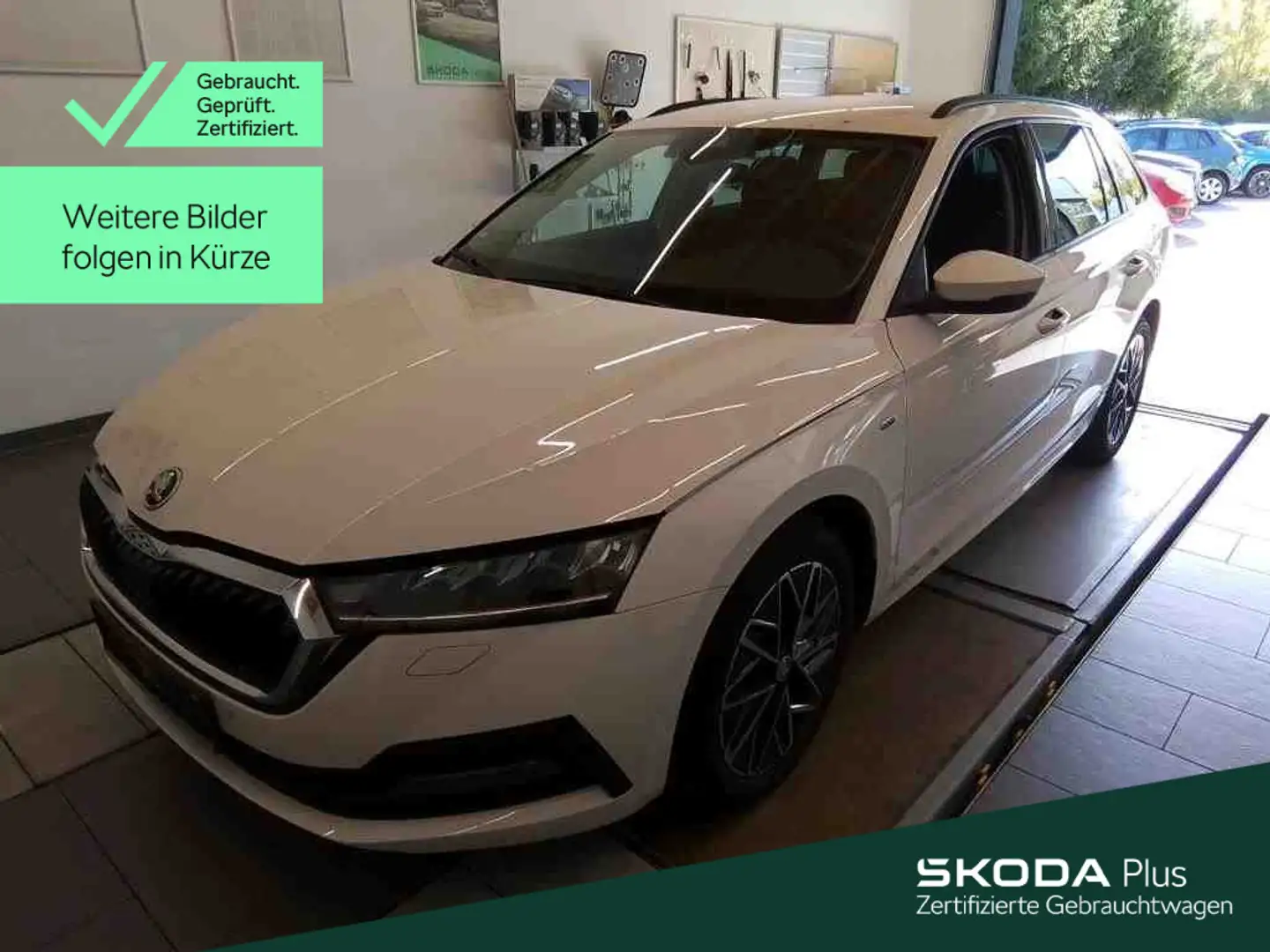 Skoda Octavia Combi Ambition Clever 2.0 TDI*APP*AHK*KA Blanc - 1
