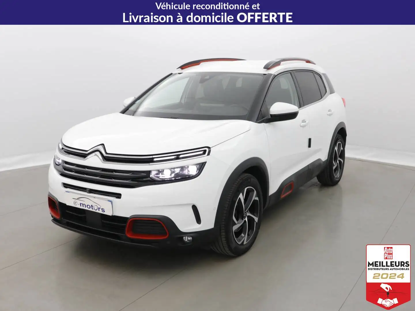 Citroen C5 Aircross PureTech 130 S\u0026S BVM6 - Shine Blanc - 1