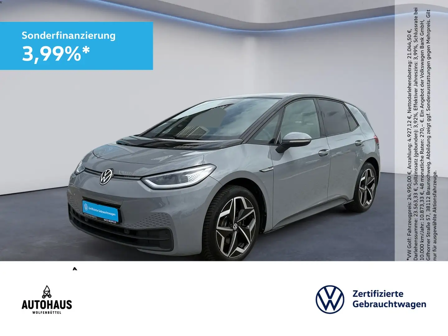 Volkswagen ID.3 Pro Performance 150 kW Family ACC LED PANO Grau - 1